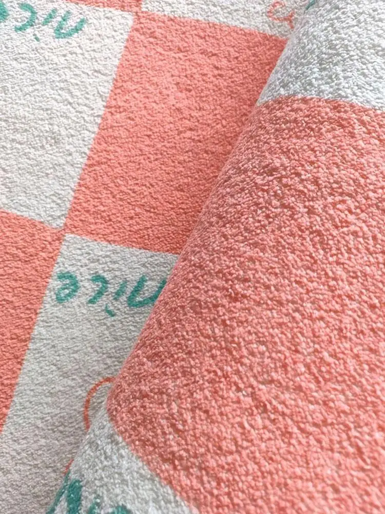 Художественный ковер в клетку прикроватное одеяло стильный напольный коврик для