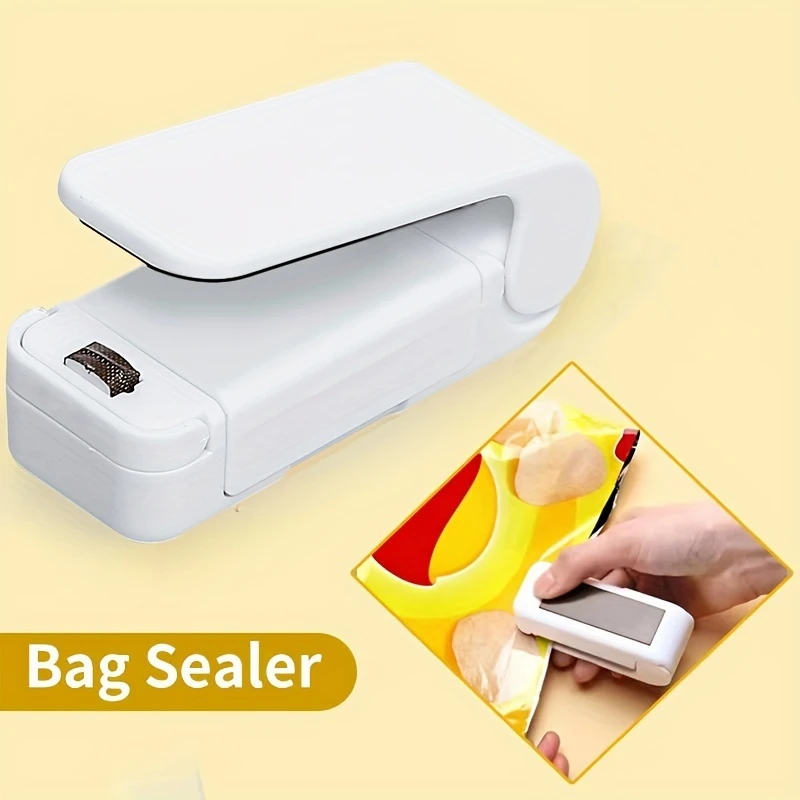 

Mini Portable Handheld Heat Vacuum Sealer Bag Sealer Mini Sealing Machine Handheld Plastic Bag Sealer for Snack Plastic Bags