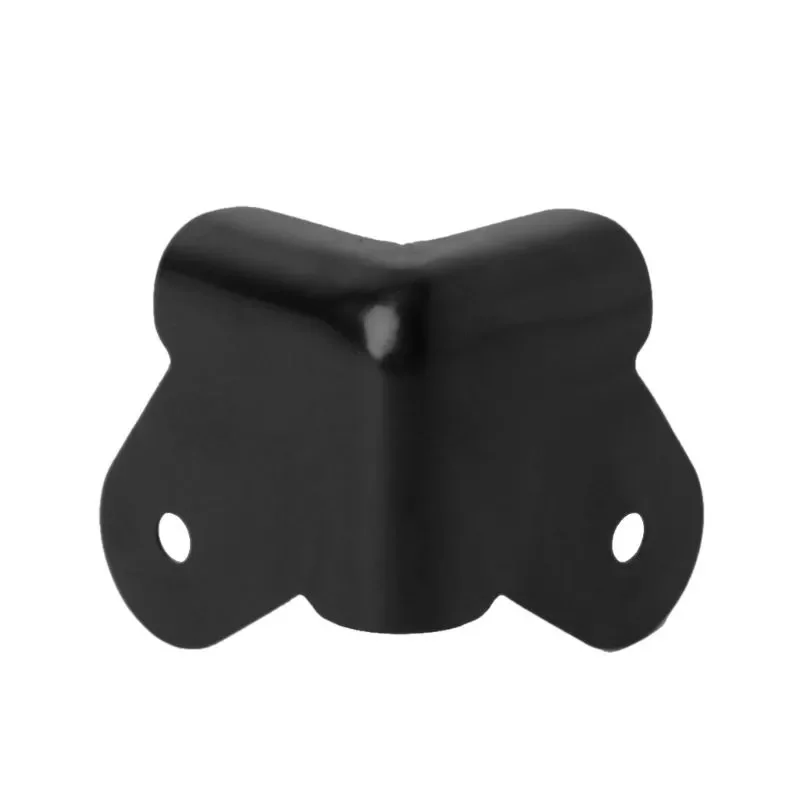 

4PCS/set Speaker Corners Metal Angle Rounded Protector Guitar Amplifier Stage Cabinets Accessories Black
