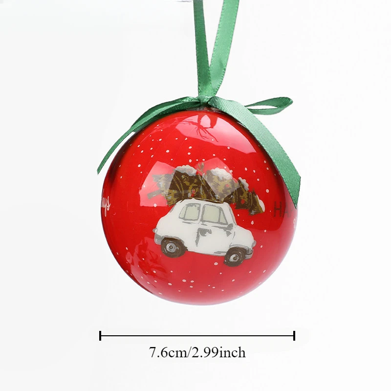 

Рождественский шар Санта-Клаус 3 дюйма