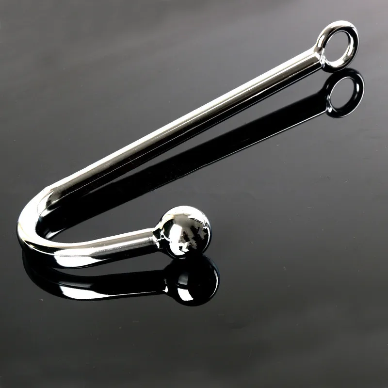 

Anal Hook Stainless Steel Sex Toys for Man Metal Butt Hook Dilator Prostate Massager Chastity Device Anal BDSM Gay Fetish Toys