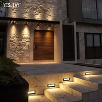 6w 225mm led stair light step lights aluminum surface outdoor waterproof embedded staircase led wall lamp for home step light