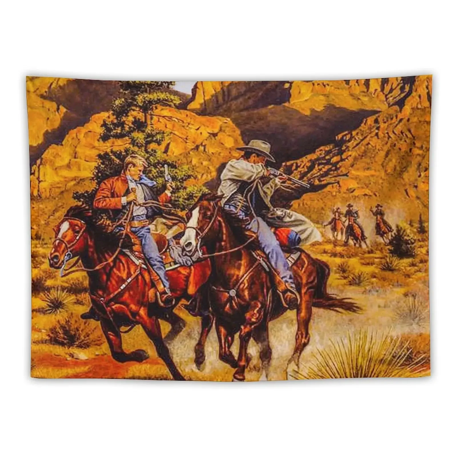 Fwc 5192 г. традиционный ковбойский гобелен в стиле старой дикой природы украшение