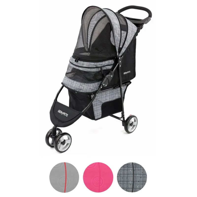 

Gen7Pets Regal Plus pet'stroller, Starry Night Gray trolley bag for pet dog trolley