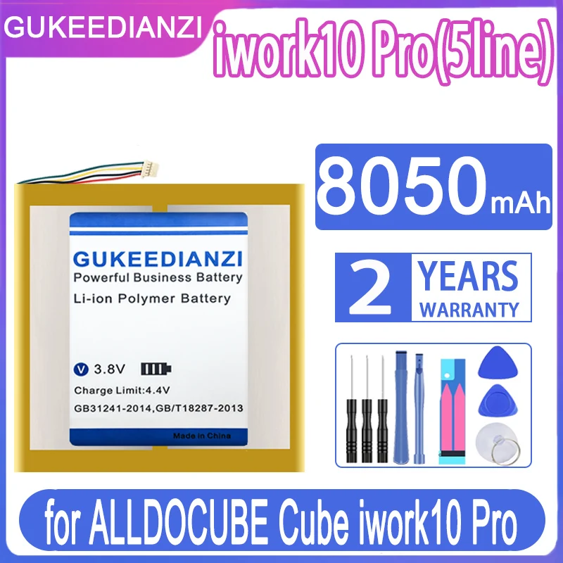 Сменный аккумулятор GUKEEDIANZI Iwork10 Pro (5 линий)/iwork10 Pro(3 линии)/для планшета ALLDOCUBE Cube Iwork10 Pro + трек № Сменный аккумулятор GUKEEDIANZI Iwork10 Pro (5 линий)/iwork10 Pro(3 линии)/для планшета ALLDOCUBE Cube Iwork10 Pro + трек №