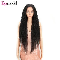 top model synthetic lace front wig for black women long curly cosplay wig heat resistant fiber ombre grey blonde synthetic wigs