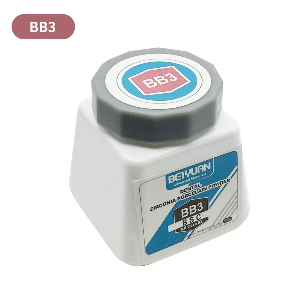 DENTAL ZIRCONIA-PORCELAIN POWDER Корпус зубного протеза 4 цвета B1 B2 B3 B4 50г Лабораторные