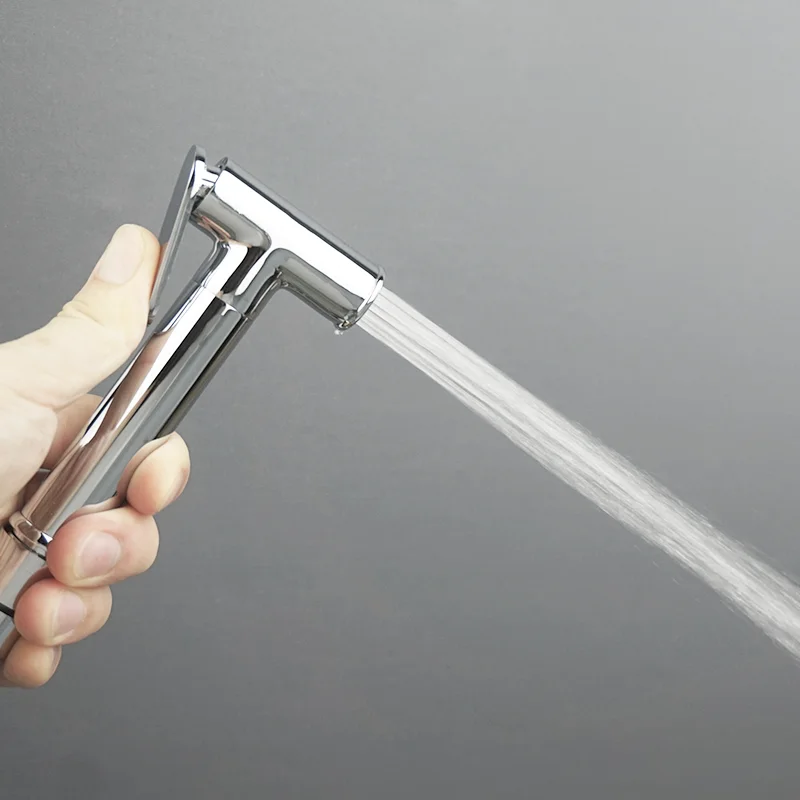 Настенный смеситель для душа и унитаза кран биде хромированный/черный/матовый