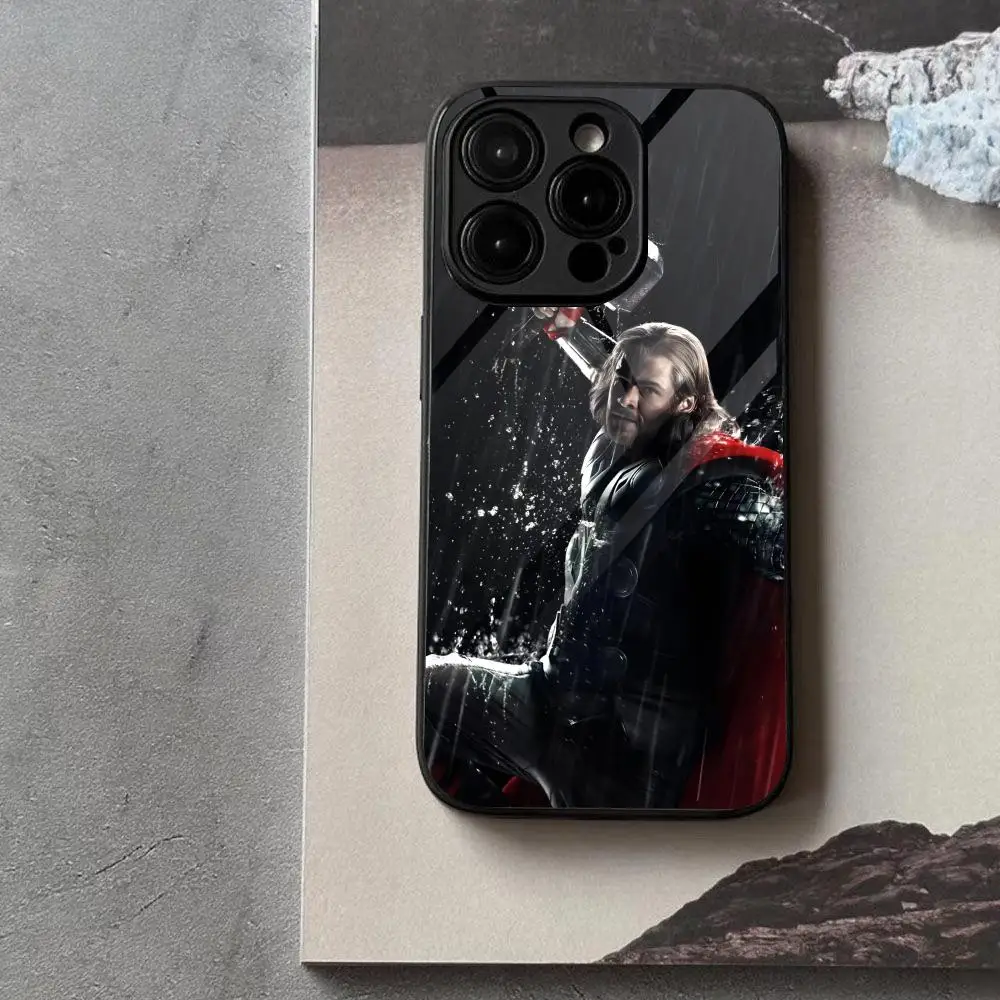 Чехол для телефона T-Thor Iphone 15 14 12 11 13 Pro Max Mini Puls стеклянный защитный чехол