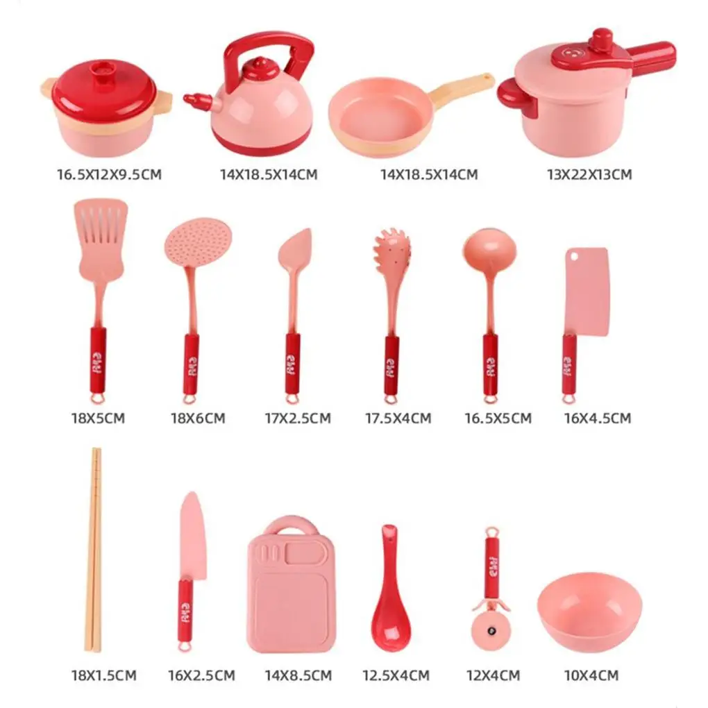 

Kitchenware Pretend Toy Cookware Plaything Simulation Toys Festival Gift