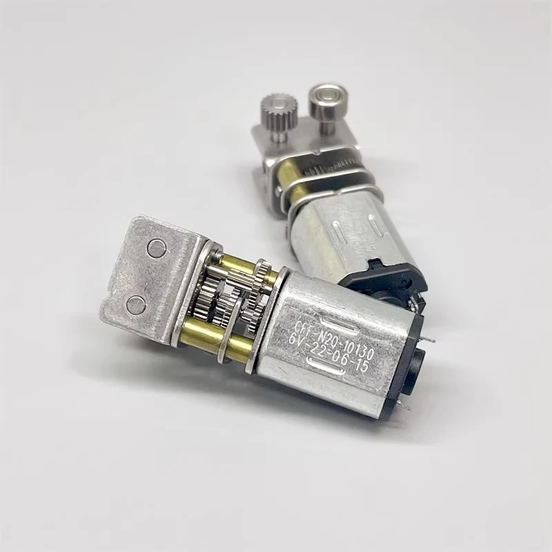 Фото Micro N20 Мотор-редуктор Печатка для 3D-печати Редуктор Турбо-червяк Цельнометаллический редуктор Прямоугольный выход DC 3 В 3,7 В 5 В 6 В 120 об/мин №4