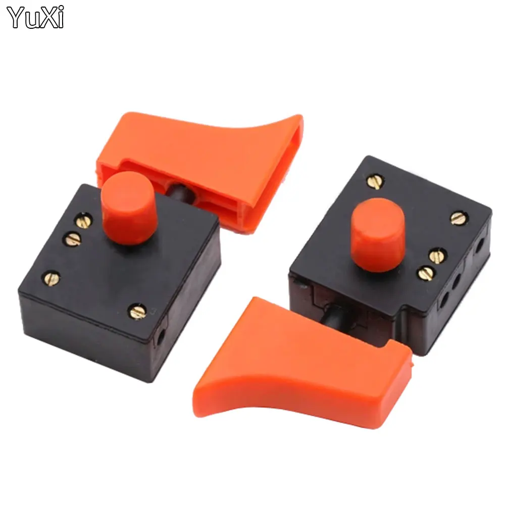 

1Pcs 250V/6A 125V/12A Plastic SPST Lock On Circular Saw Trigger Switch 9925 9950D 9518E 9725 Polishing Machine Switch 125