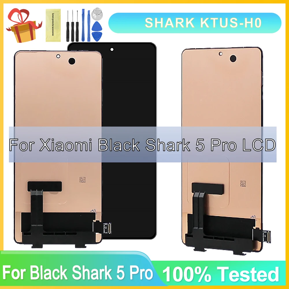 ЖК-дисплей AMOLED для Xiaomi Black Shark 5 Pro с сенсорным экраном и дигитайзером BlackShark LCD