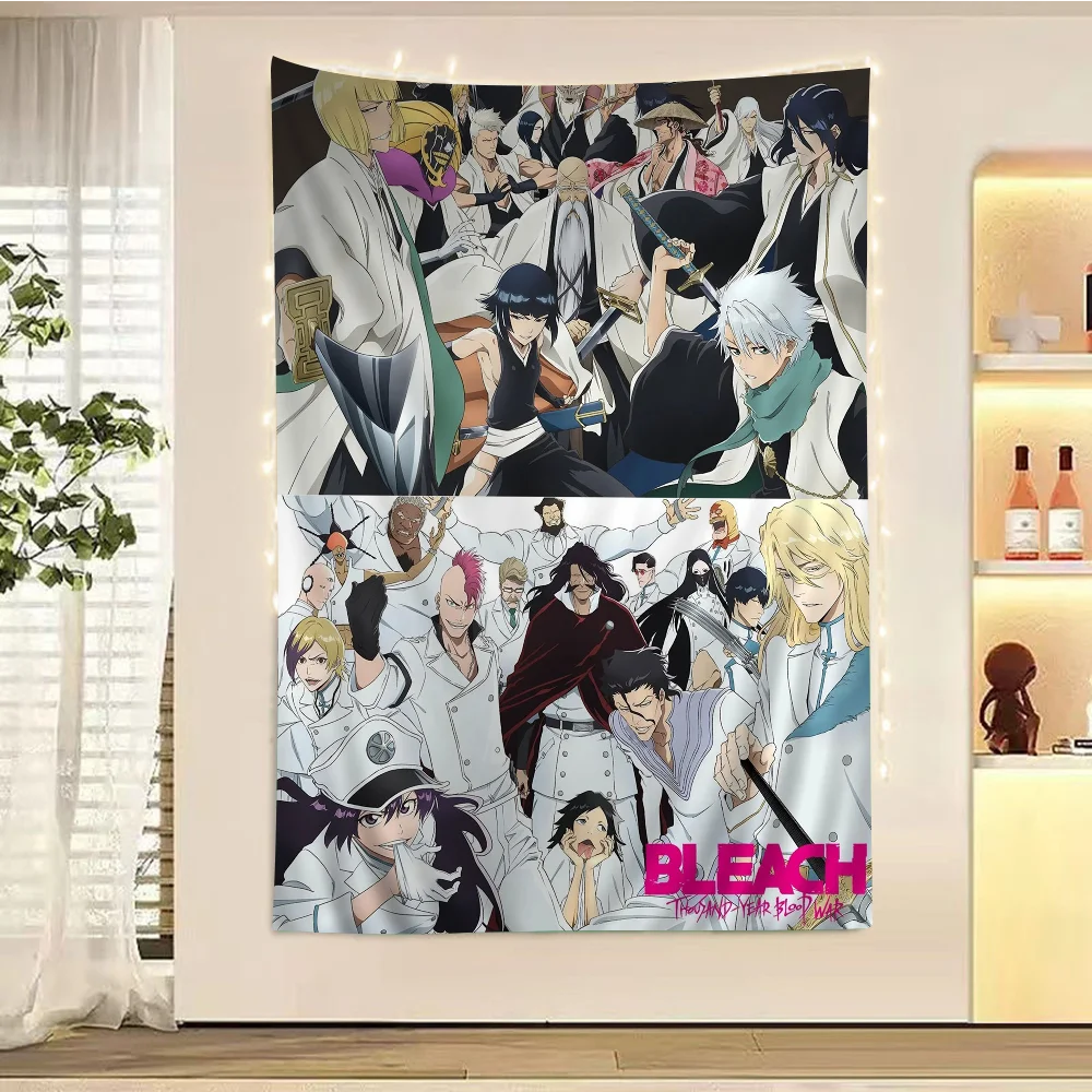 B-Bleach Тысячалетняя кровавая война Красочный гобелен Настенный богемный
