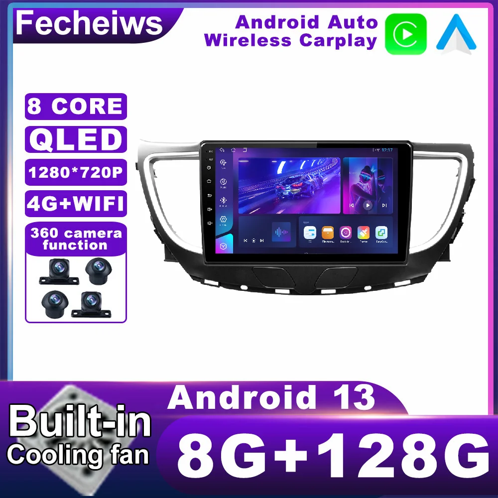 

Автомобильный радиоприемник 10,1 дюймов Android 13 для Buick OPEL Lacross 2016-2018, Авторадио 4G LTE, стерео, мультимедийная навигация, GPS, видео QLED