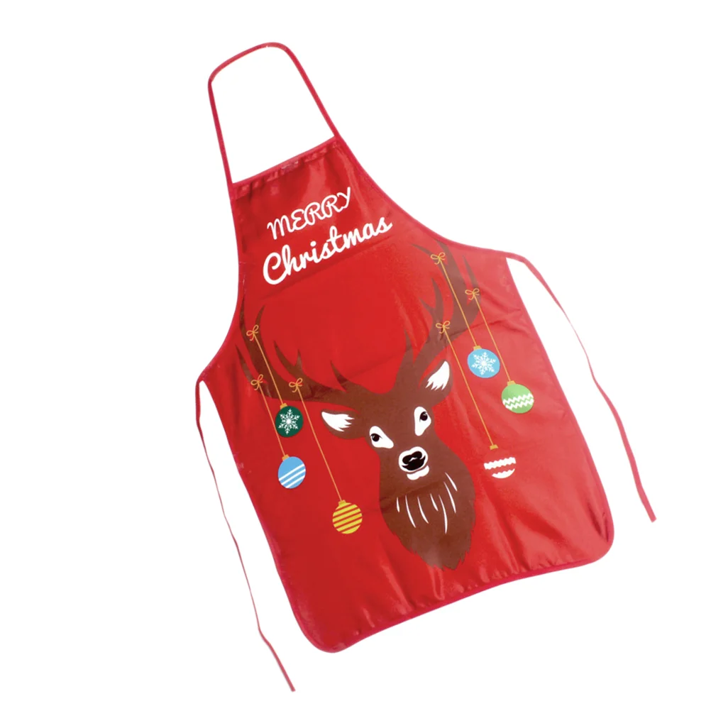 

Apron Christmas Party Aprons Kitchen Holiday Bibdecorations Adjustable Decor Holiiday Faovrs Baking