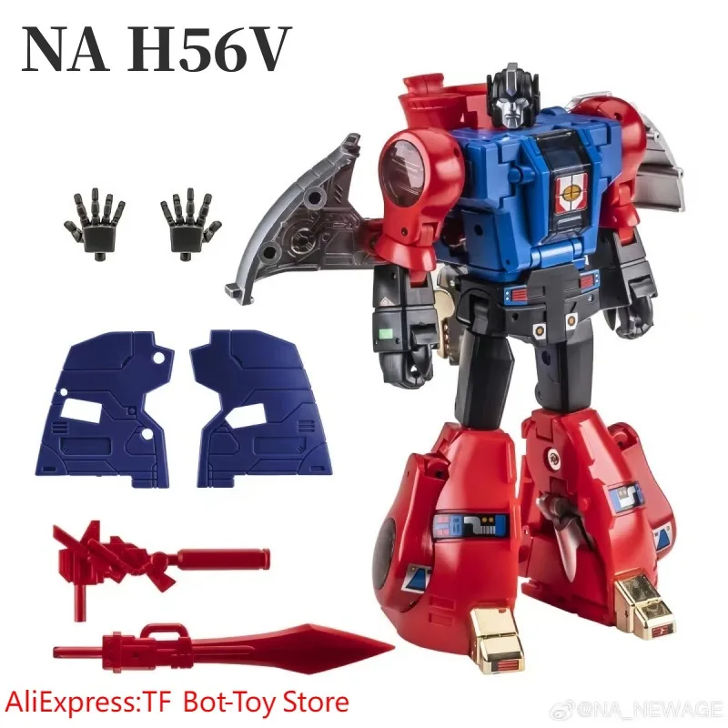 

【IN STOCK】NewAge Transformation NA H56V G2 Color Sludge Rhedosaurus Robot Dinosaur Mini Action Figure Robot Toys