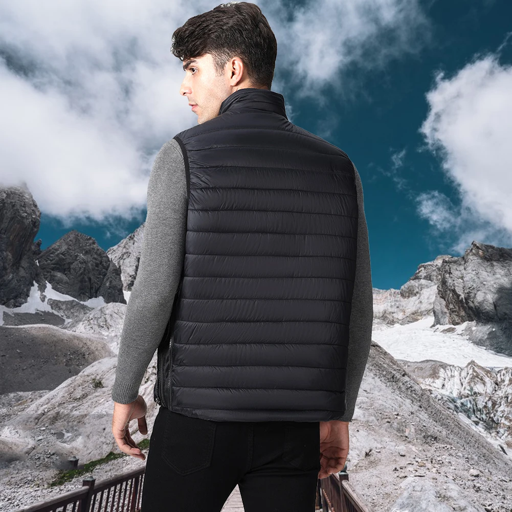 

Electric Heated Jackets Heated Vest 15 Heated Vest Zones Smart Heated Jacket 3 Heat Levels Warm for Camping Outdoor Work Fishing