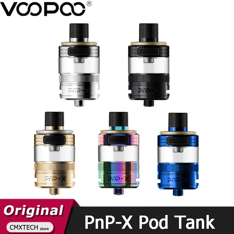 

Original VOOPOO PNP X POD Tank 5.5ml PNP-X Atomizer Fit TPP PnP Coil Vaporizer For E Cigarette Drag X/Drag S Pnp X Pod Kit Vape
