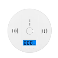 lcd co sensor work alone built in 85db siren sound independent carbon monoxide poisoning warning alarm detector
