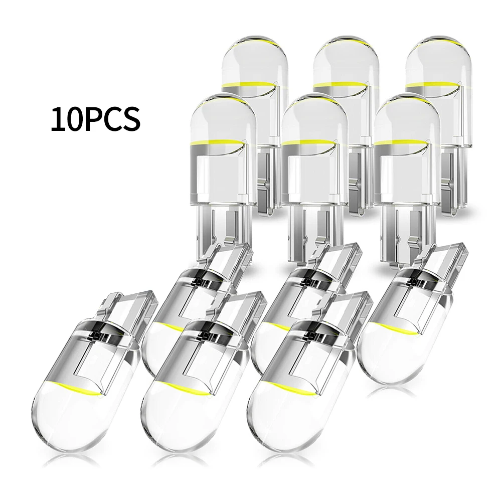 

10x W5W Led T10 Car Light Auto Automobiles License Plate Lamp Dome Read DRL Bulb Style 194 168 501 LED Interior Light