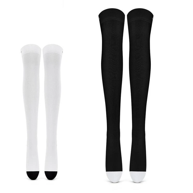 PGM Women Golf Socks Summer High Elastic Knee Socks Ladies Slim Fit and Thin Stockings with Thick Towel Bottom WZ015