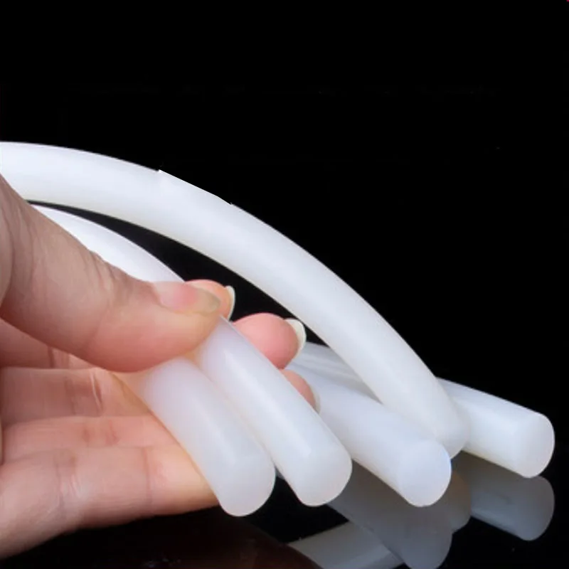 

Уплотнительная лента VMQ из твердой силиконовой резины, белый/красный шнур с круглым стержнем, для высоких температур, диаметр 1-30 мм, 1/5 м