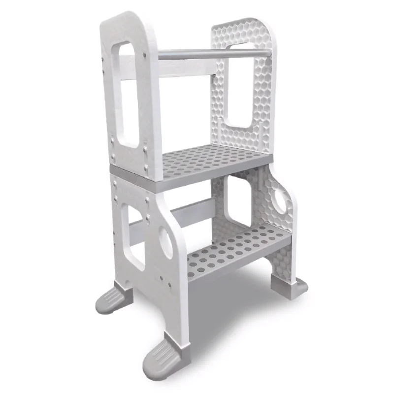 

Kitchen Buddy 2-in-1 Stool for Ages 1-3 safe up to 100 lbs. Step Stool Ladder Ladder for Home Step Ladder