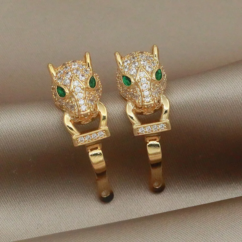 Серьги-гвоздики в виде животных