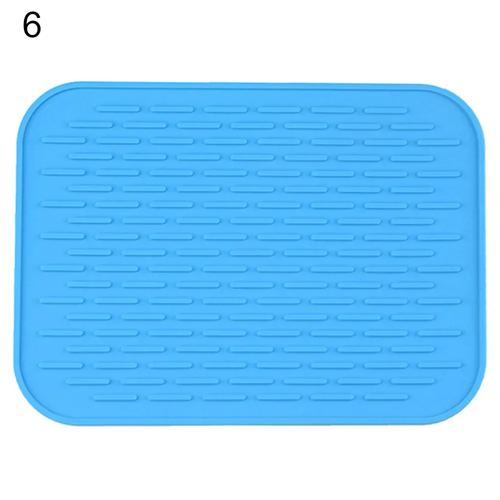 

2022Kitchen Silicone Heat Resistant Table Mat Non-slip Pot Pan Holder Pad Cushion Protect Table Tool Heat Resistant Table