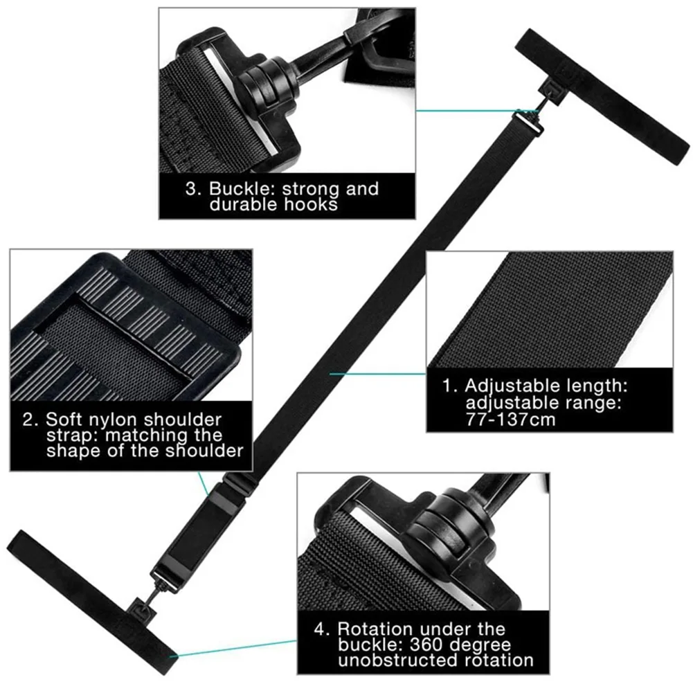 

Fishing Rod Strap Adjustable Multi Functional Shoulder Belt Pole Strap Adjustable Fish Rods Shoulders Fishing Tool Accessories