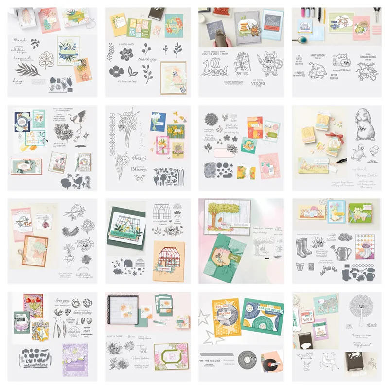 

Metal Cutting Dies and Clear Stamps For DIY Scrapbooking Craft Handmade Embossing Seal Decoration Greeting Card 2022 New Arrival