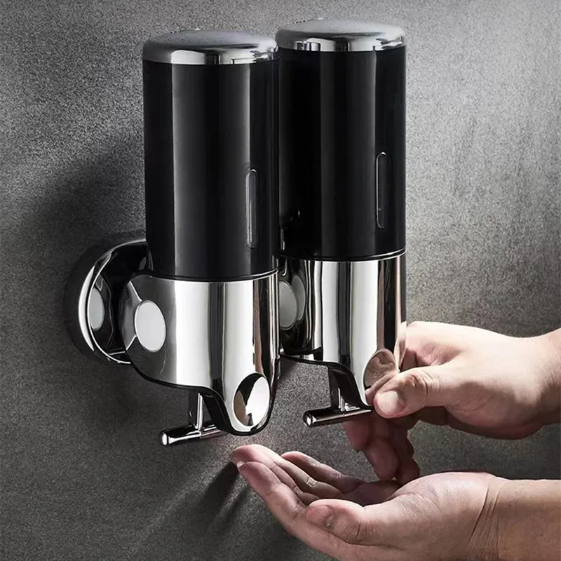 Настенный дозатор для мыла и шампуня ванной комнаты |