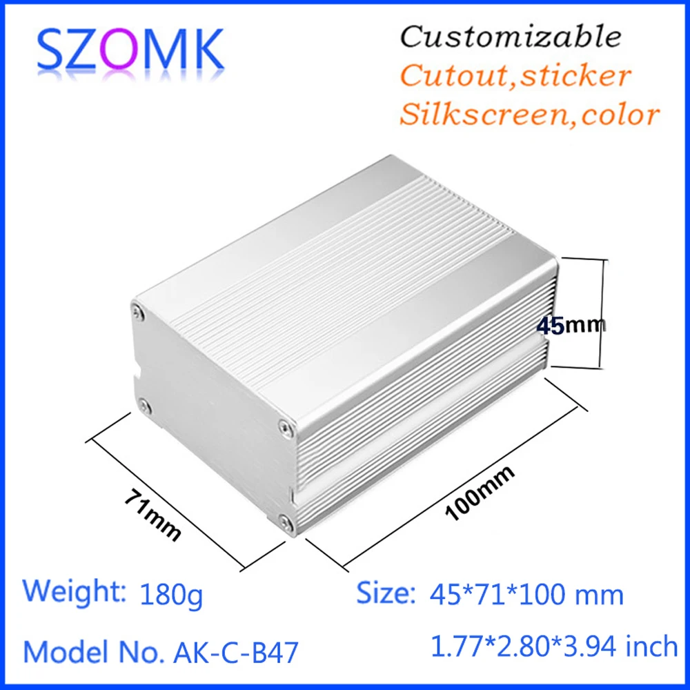 10 шт. алюминиевая распределительная Электроника проектная электроника 54 2*70 8*100