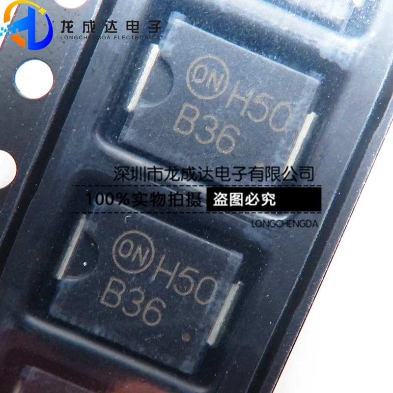 30 шт. Оригинальный Новый MBRS360 MBRS360T3G трафаретная печать B36 SMC диод Шоттки 3A 60V