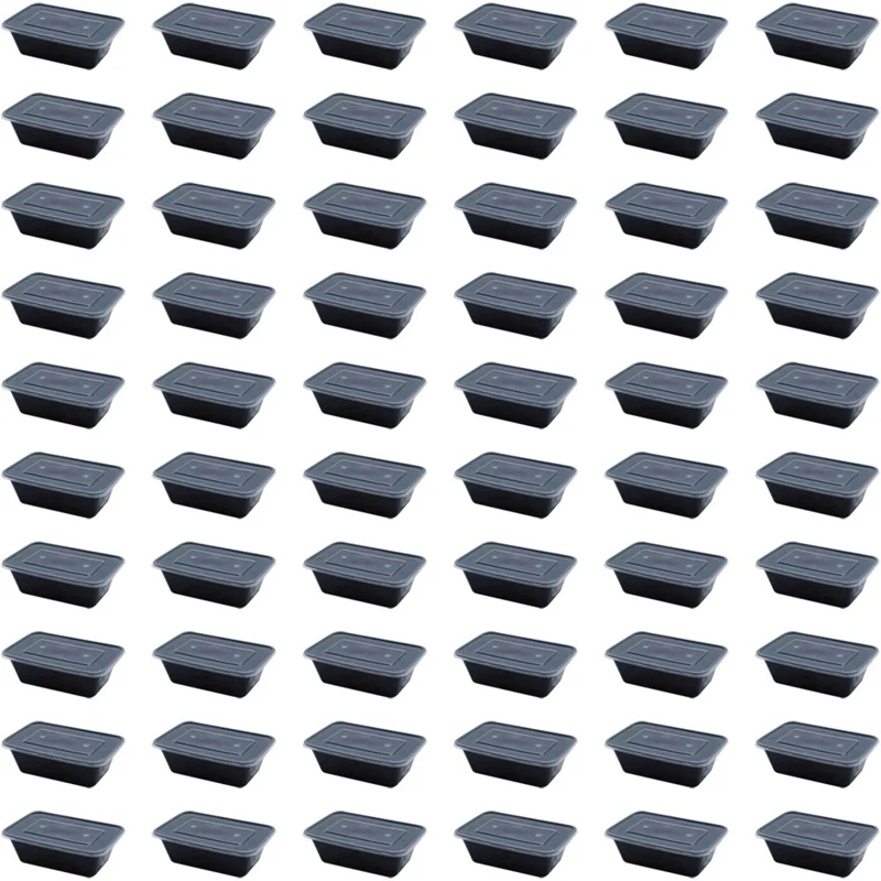 

60 Pack Plastic Food Storage Containers With Lids Also Disposable Plastic Food Containers Containers Stackable To Go Containers