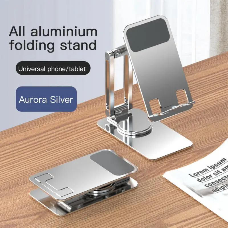

Adjustable Desk Bracket For Ipad Iphone Phone Holder Aluminum Alloy Foldable Universal Stand Phone Stand Multifunctional