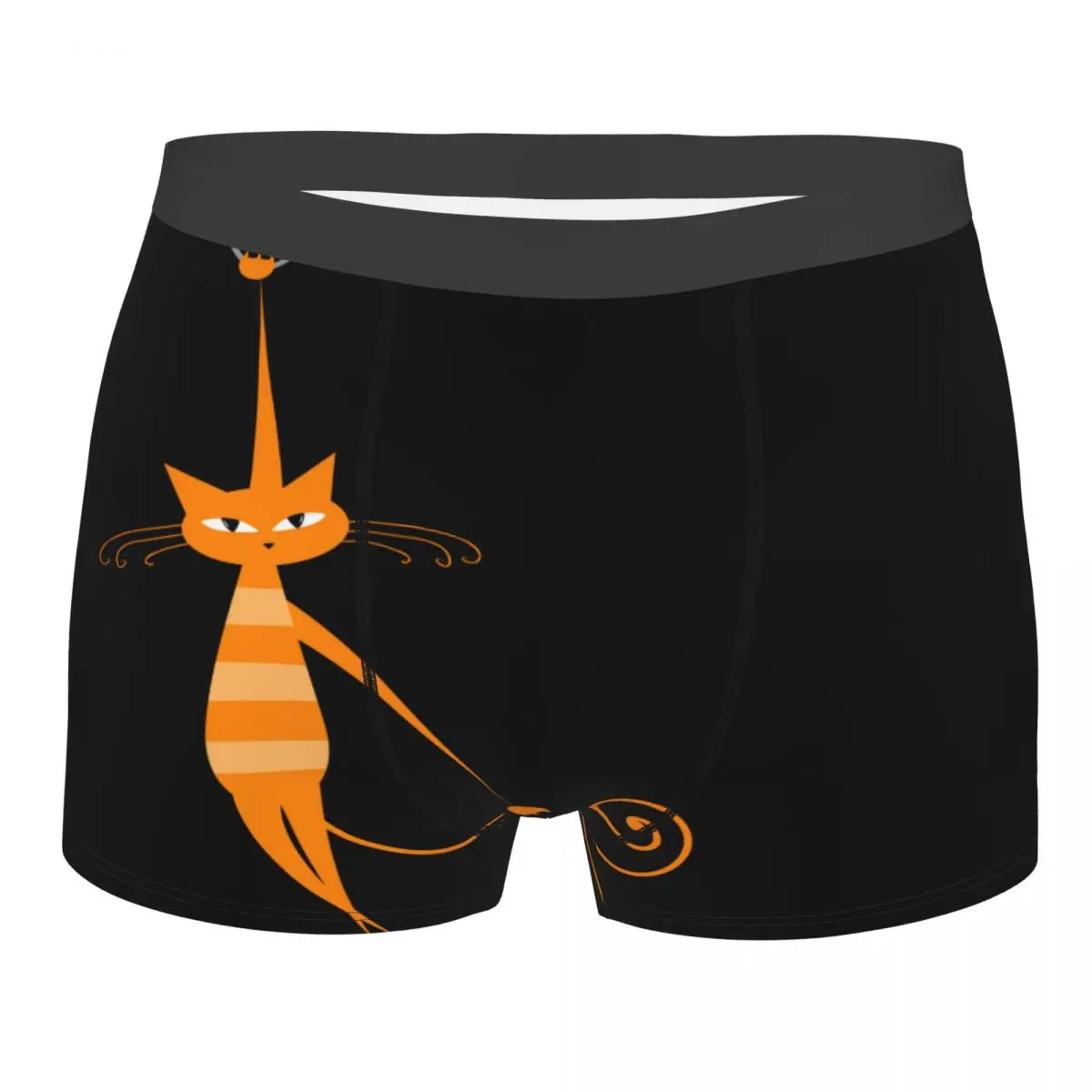 

Мужское нижнее белье, трусы, боксеры с милым котом, эластичные мужские трусы