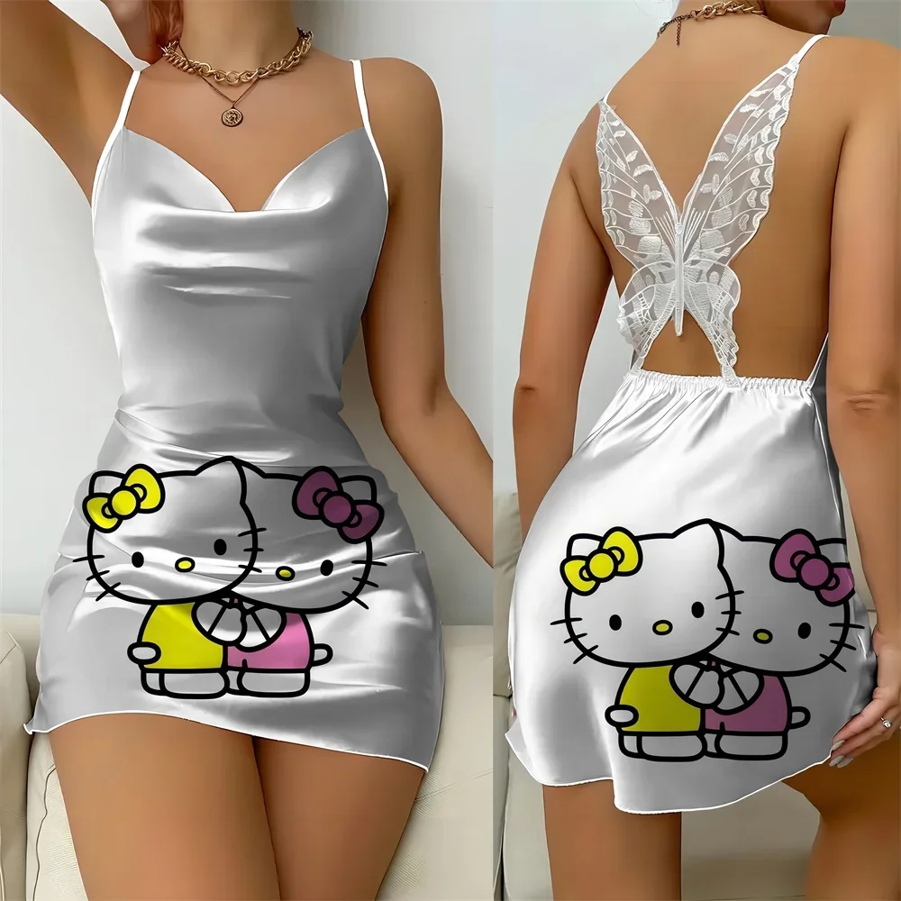 Повседневные женские платья ночная одежда сексуальные ночные для сна с Микки
