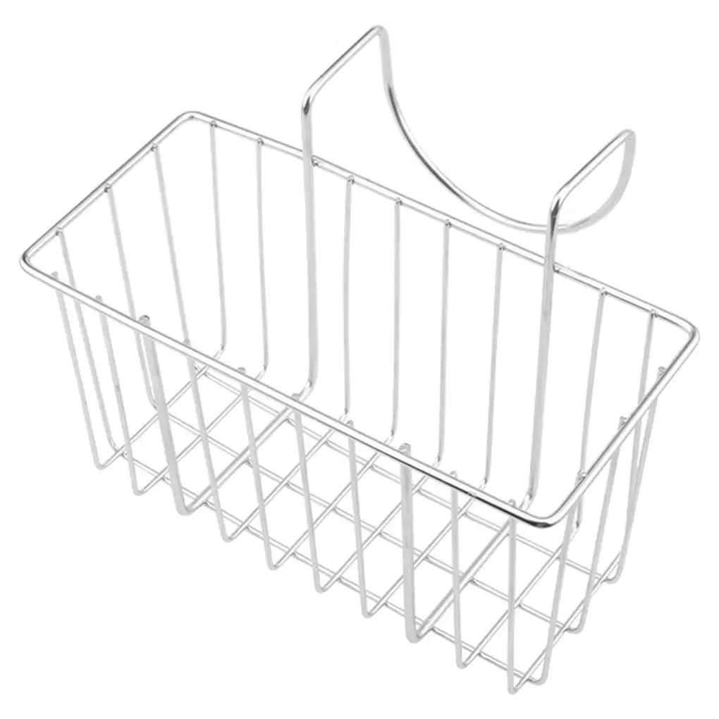 

1PC Stainless Steel Dishwashing Hanging Liquid Drainer Rack Basket Kitchen Sponge Holder Organizer Kitchen Accessories Tool