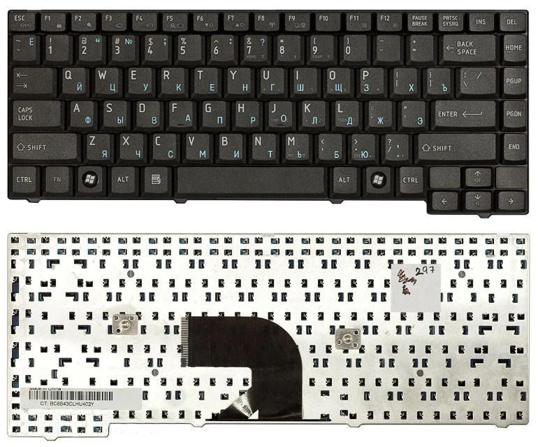 Клавиатура для Toshiba K-ASU-14-O черная