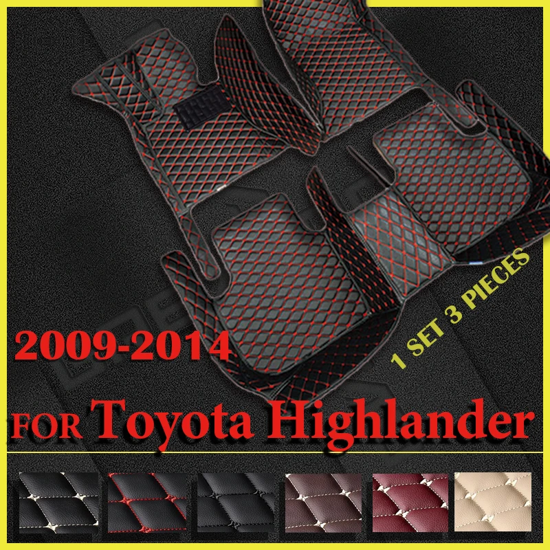 

Автомобильные коврики для Toyota Highlander Seven сиденья 2009 2010 2011 2012 2013 2014 под заказ автомобильные накладки на ножки аксессуары для интерьера