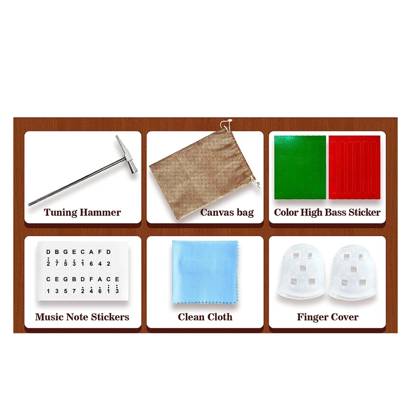 17 клавиш калимба пианино для большого пальца музыкальный инструмент детей