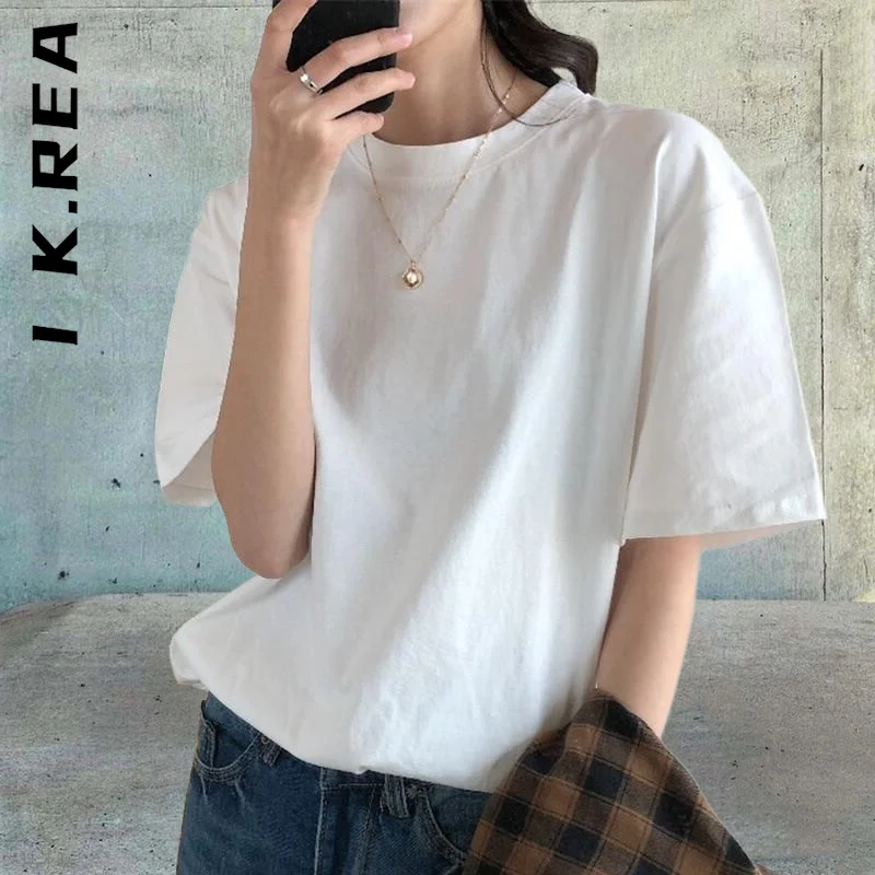 

I K.Rea Shirt Women New Office Top Chic Soft Tops Women Retro Party T-Shirt Lady Womens Ladies Female Chic Vintage Shirts