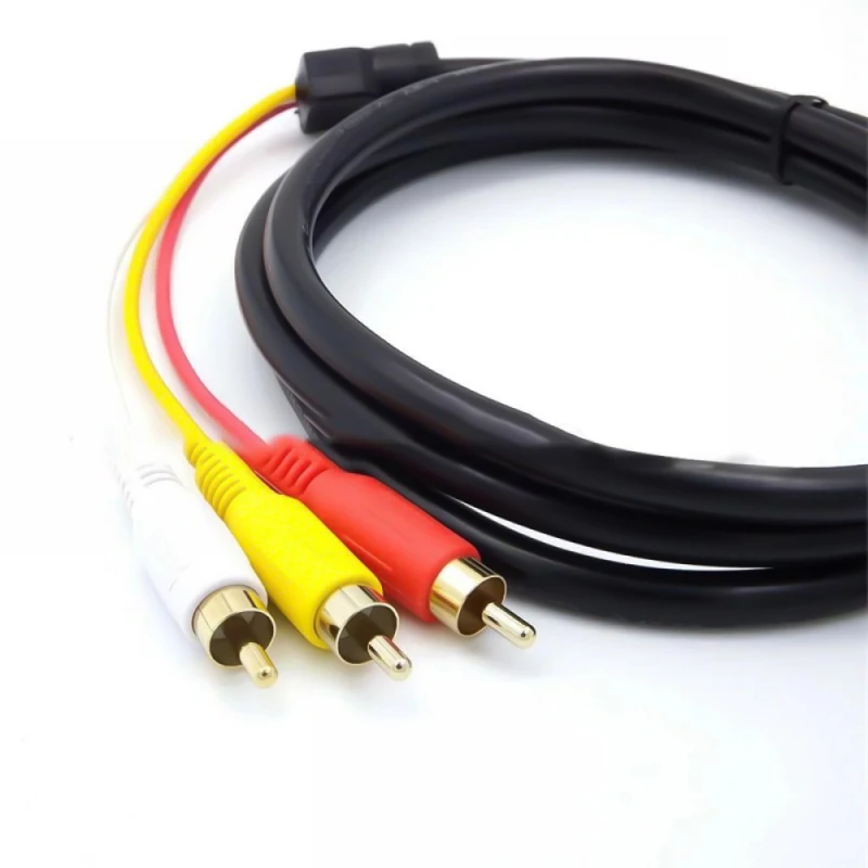 

1.5M HDMI To 3 RCA Converter, Composite To HDMI Adapter Supports 480P/720P/1080P, Applicable To High-definition Player To TV