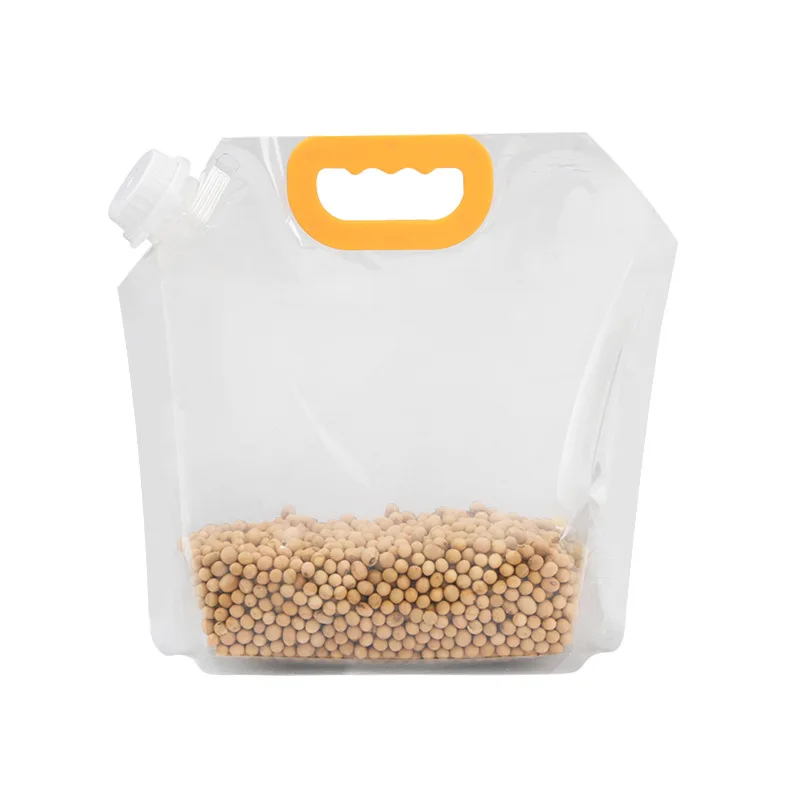 

Portable Reusable Nozzle Packing Ba Grocery Bag Food Packaging Thickened For Juice Milk Coffee Food Bean Cereals Sealed Bag