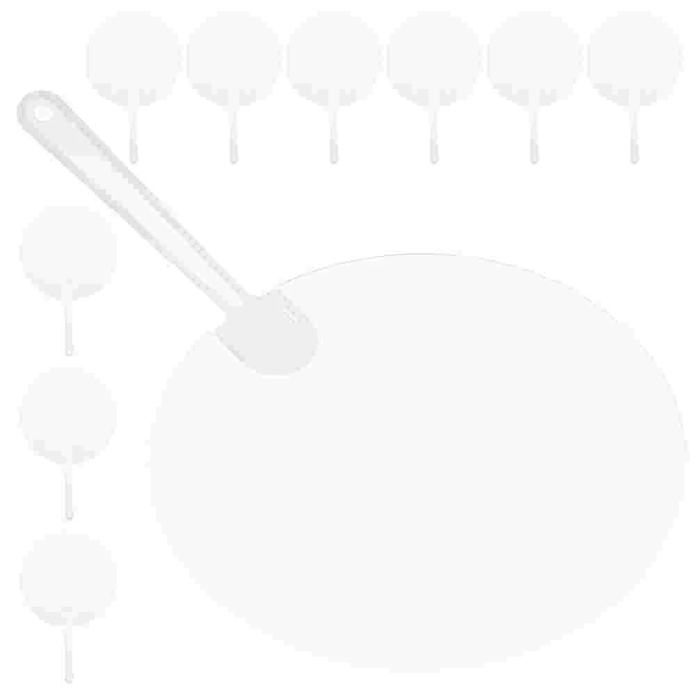 10 шт. круглый ручной веер, украшения для свадебной церемонии, пустые ...