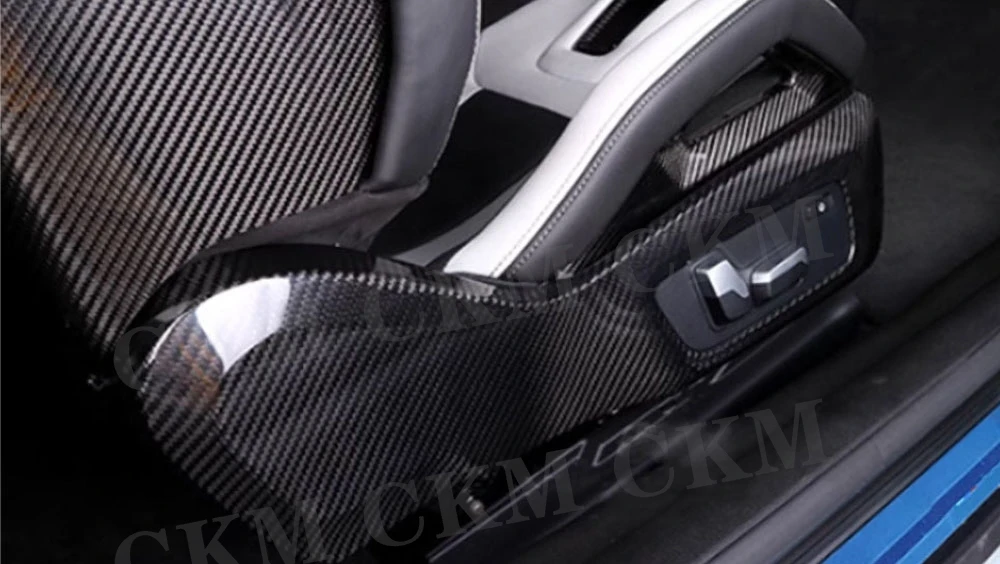 Боковая панель сиденья из сухого углеродного волокна для BMW G80 M3 G82 G83 M4 2021+