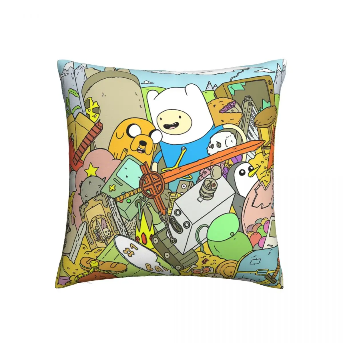 

Декоративный моющийся чехол с рисунком «ребёнка и Джейка»