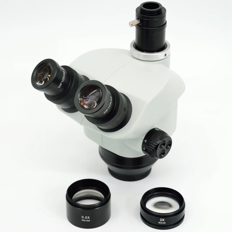 Стерео микроскоп FYSCOPE 7X-50X 14X-100X тринокулярная микроскопическая головка + WF10X/22 мм